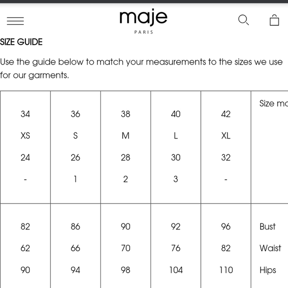 Maje Portefeuille Ruffle Detail Midi Dress NWT  Small/1 - Picture 8 of 8